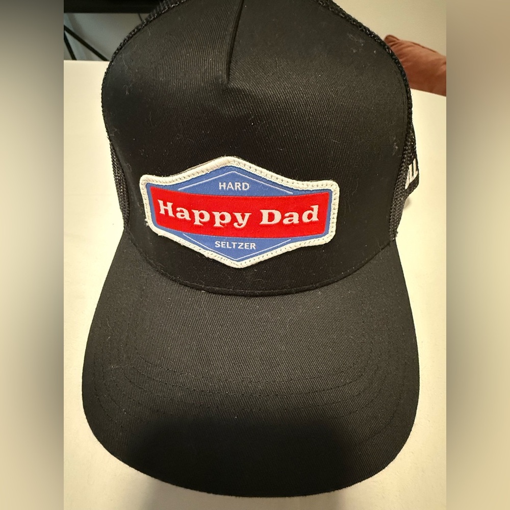 Happy Dad Hard Seltzer Hat – Trucker Cap with Embroidered Logo